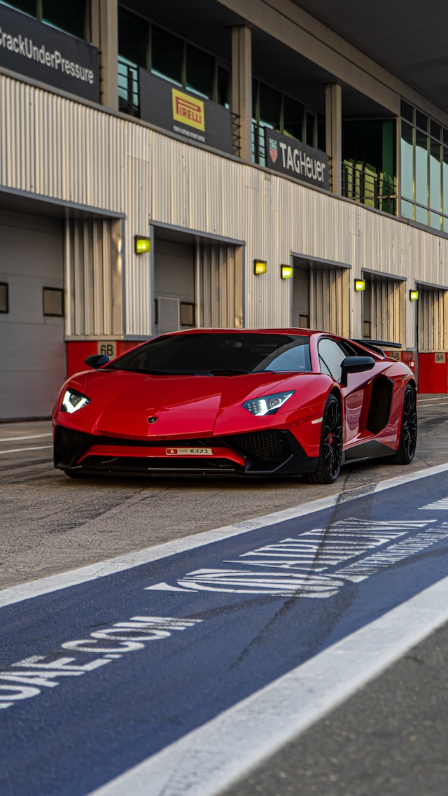Lamborghini red